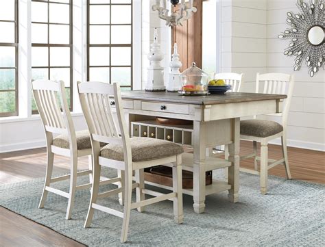 Ashley Signature Design Bolanburg D647D4 Counter Height Dining Table ...
