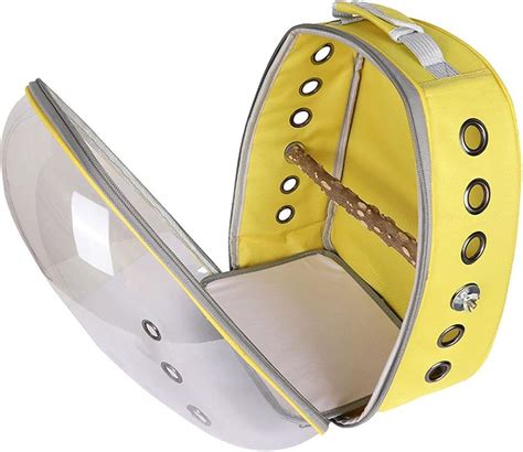 Buy QTBH Flight Cage Pet Parrot Carrier Bird Travel Bag Backpack Space ...