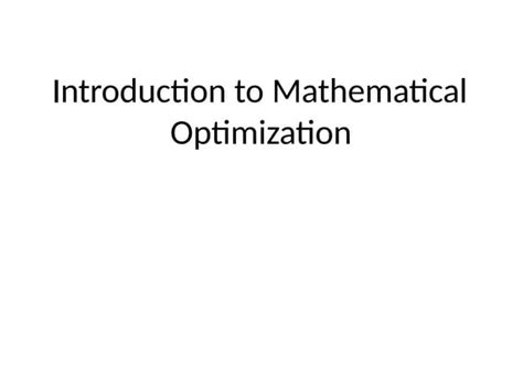 Image result for Optimization Math