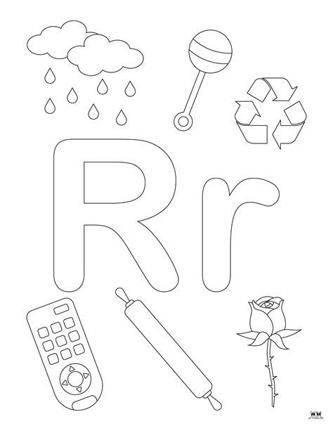 Fun Letter R Free Printable Worksheets: Kids' Learning - Printables for ...