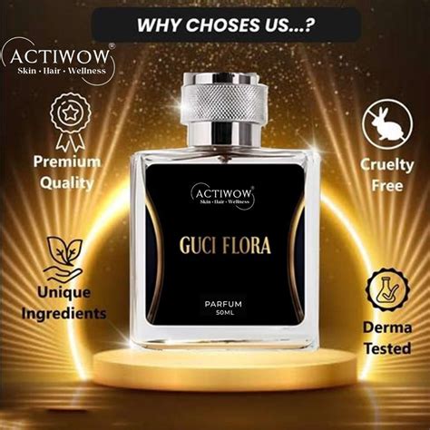Buy ACTIWOW Guci Flora Black Steel Ember Premium Perfume For Men Eau de ...
