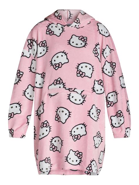 Hello Kitty Women's Hooded Lounger - Walmart.com