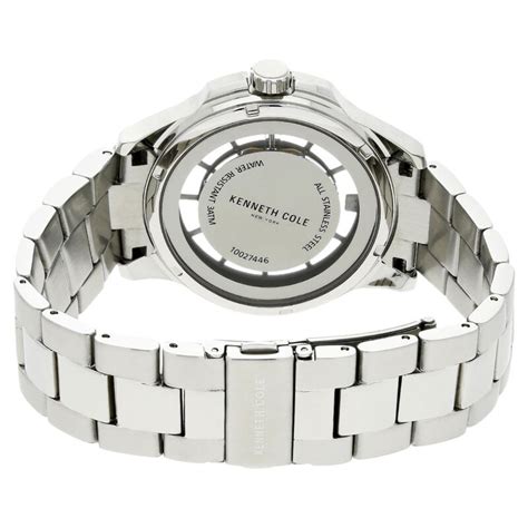 Buy Online Kenneth Cole Quartz Analog Grey Dial Stainless Steel Strap ...