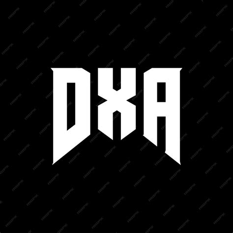 デザイン: 黒と白の色の組み合わせ DXA ロゴ デザイン DXA ベクトル DXA デザイン アイコン DXA アルファベット DXA ...