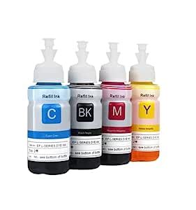 Refill Ink for Epson L310 Dye Ink Compatible EcoTank Inkjet Printer ...