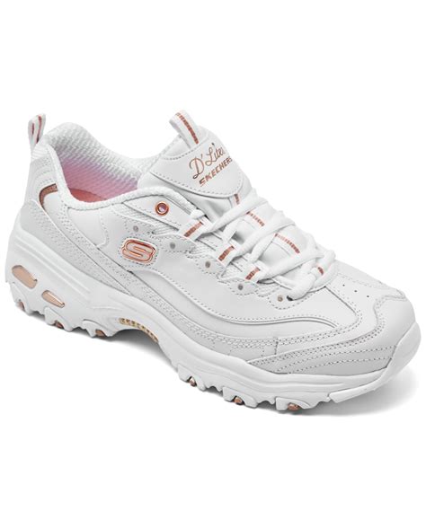 Skechers Women's D'lites - Fresh Start Wide Width Walking Sneakers From ...