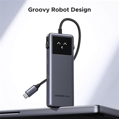 UGREEN 35998 Uno USB C Hub, 6-in-1 Type C Adapter with 4K@60Hz HDMI ...