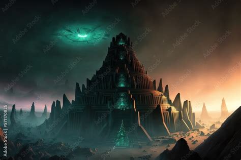 Alien Civilization Matte Painting 的图像结果