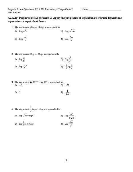 Properties of Logarithms Lesson 的图像结果