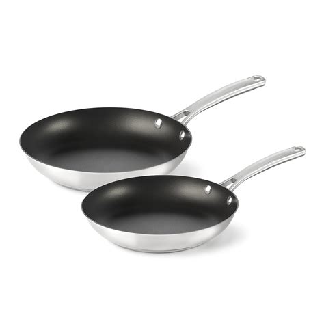 Buy Calphalon Classic Stainless Steel Cookware, Nonstick Fry Pan, 2 ...