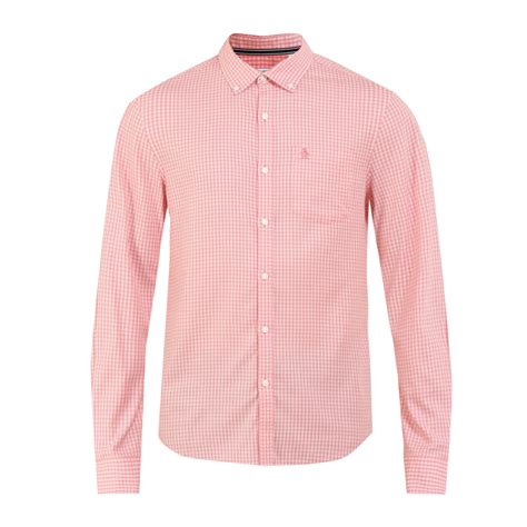 Buy Men Pink Checks Casual Shirts Online - 983371 | The Collective