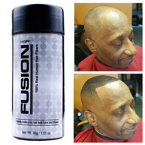 Buy HAIR FUSION - 100% Real Human Hair Fibers - Conceal bald and ...