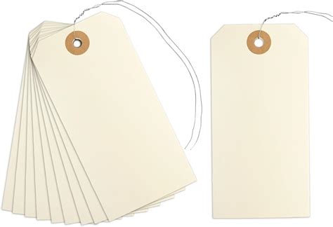 Koorito 120 Pack Manila Blank Shipping Tags with Wire - 4 India | Ubuy