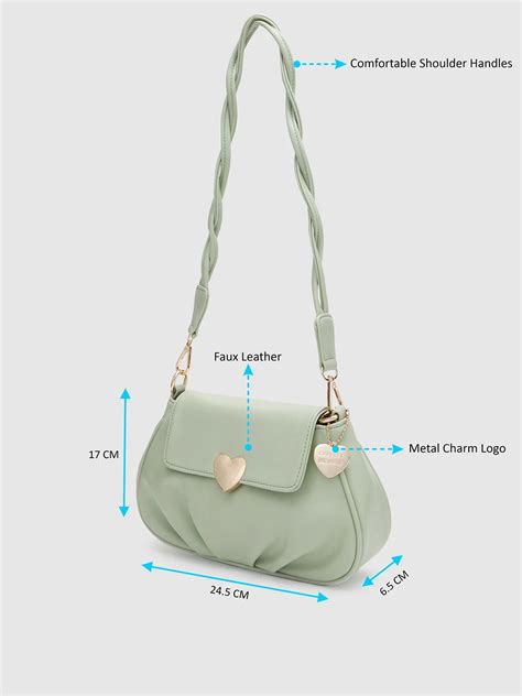 Buy Caprese Yulla Satchel Medium Mint @ Rs.749 | Caprese Bags