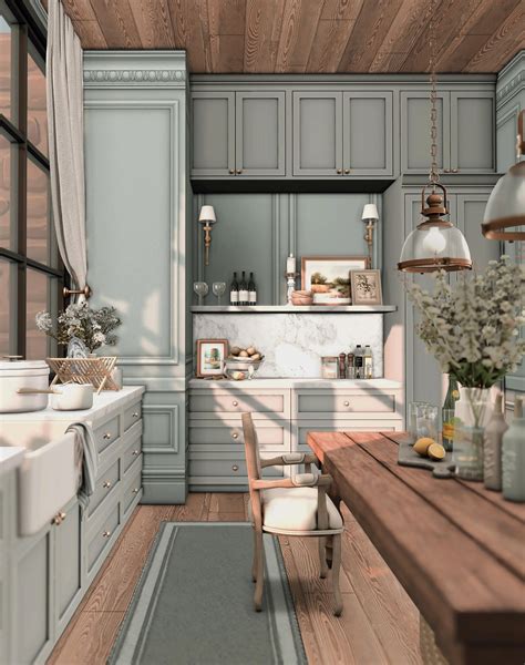 WCIF this wood ceiling with matching wood floor, curtains, and pepper ...