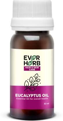 EverHerb Eucalyptus (Nilgiri Oil) Helps with Cold & Cough, Dandruff ...