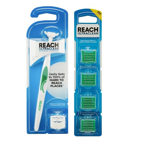 Amazon.com : Reach Listerine Ultraclean Access Flosser Refill Heads ...