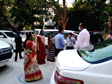Free Photo: Central team inspecting various places in Hyderabad