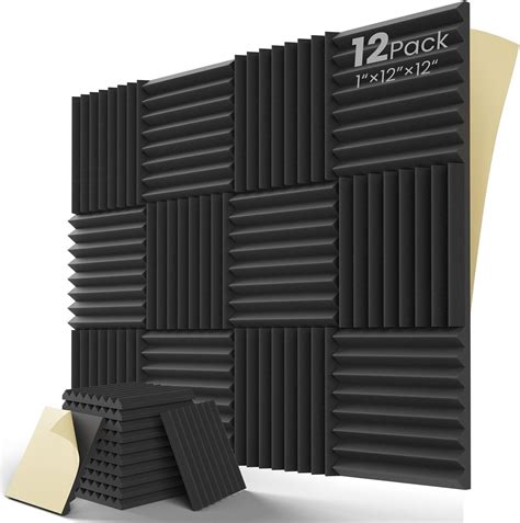 Amazon.com: Getorex Sound Proof Foam Panels - Fireproof Acoustic Foam ...