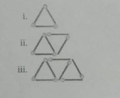 27. How many match sticks are needed to form the next figure of the ...