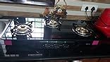 Buy Butterfly Spectra Glass 3 Burner Gas Stove, Black/Pink, Manual ...