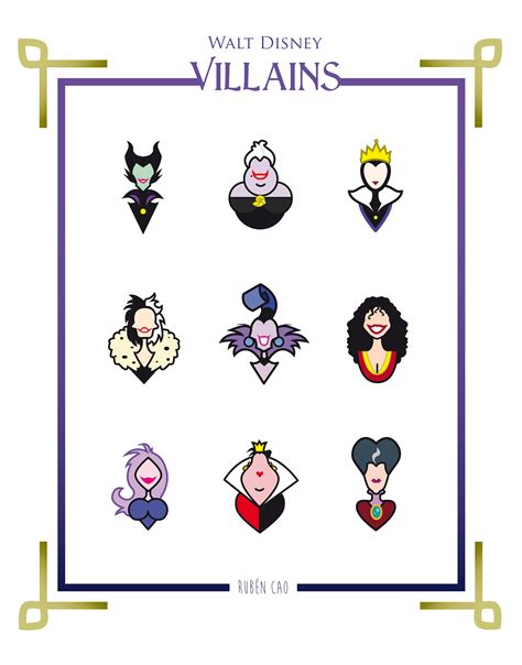 Disney Villains on Behance