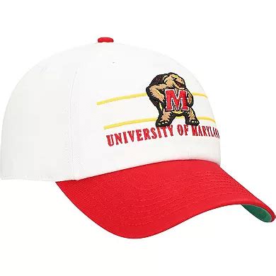Men's '47 White Maryland Terrapins Gridiron Clean Up Adjustable Hat