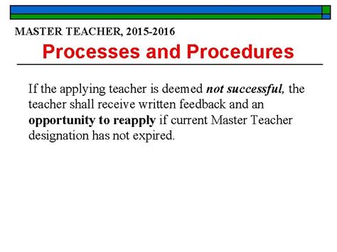 Image result for Master Teacher Program Requirements