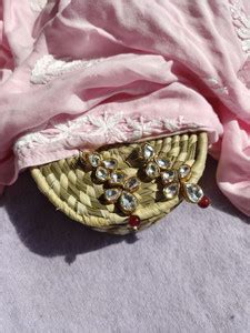 Flipkart.com - Buy Chika Pika Store Statement Kundan Dangler Earrings ...