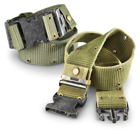 U.S. Military Surplus Pistol Belts, 2 pack, Used - 215515, Military ...