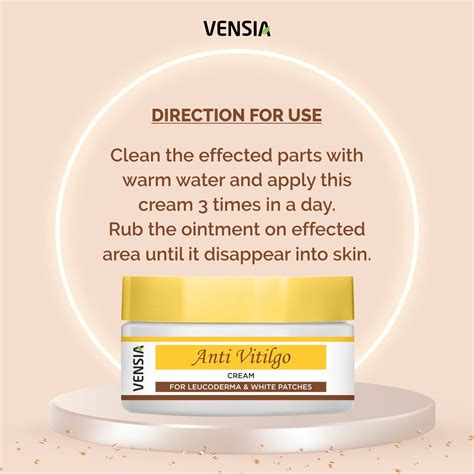 VENSIA Anti Vitiligo Cream | Super Effective on Vitiligo, India | Ubuy