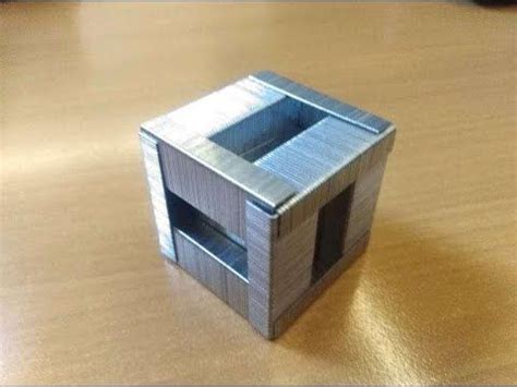 Image result for Stapler Pin Cube Tutorial