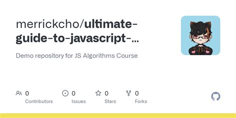 Image result for GitHub JavaScript Algorithms and Data Structures