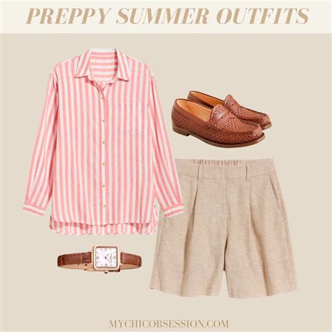 11 Ways to Style Cute Preppy Summer Outfits - MY CHIC OBSESSION