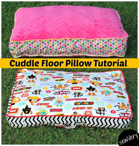 sewVery: Cuddle Floor Pillow Tutorial and Matching Blankets | Diy ...