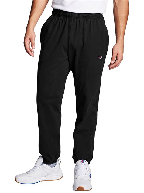 Champion Men's Sweatpants, Athletic Fit Closed Bottom Jersey Pants with ...
