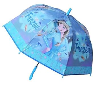 CHAATEWALA® Frozen Elsa Transparent Umbrella, Princess Dome Shape ...