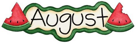 Download High Quality august clip art month Transparent PNG Images ...