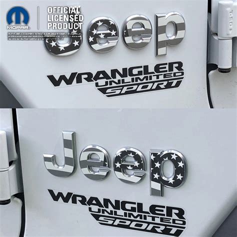 Jeep American Flag Decal Emblem Decal Wrangler JK TJ JL - Etsy