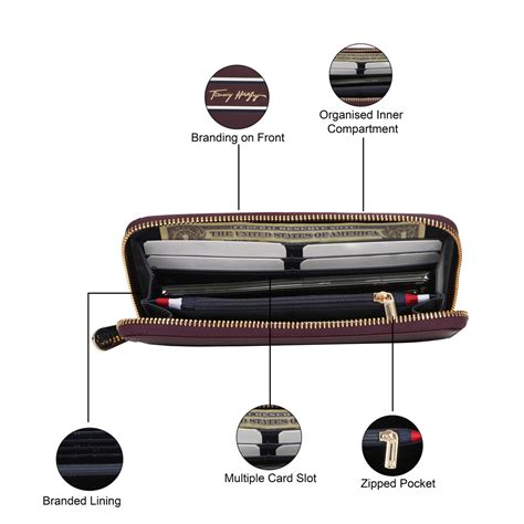 Tommy Hilfiger Greta Women's Leather Small Wallet — BAGLINE