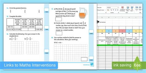 Year 6 Maths Assessment Test - Maths Assessment Pack