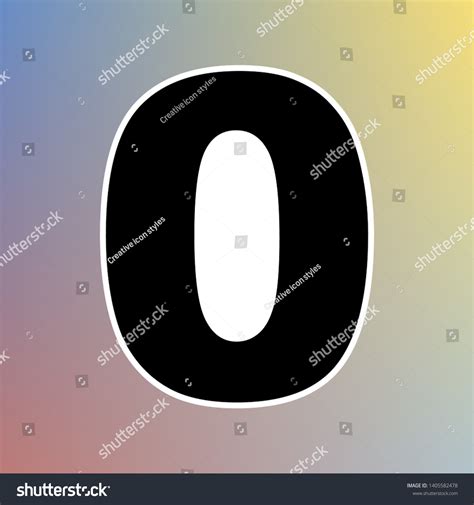 Image result for Number 0 Sign Design Template Element Black Vector Image