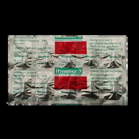 RIVAMER 3MG TABLET 10'S Price, Uses, Side Effects & Substitutes | Medkart