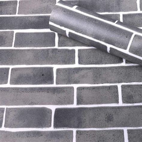 Jaamso royals Grey Bricks Stone self adhesive wallpaper – JAAMSO ROYALS
