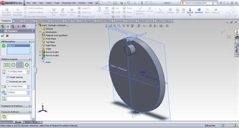 Image result for SolidWorks Pattern Tutorial