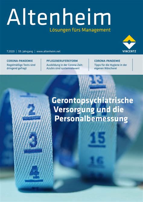 Personalbemessung in der Altenpflege und gerontopsychiatrische ...