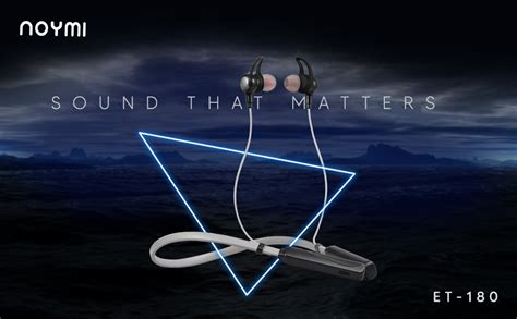 NOYMI ET-180 Bluetooth Wireless in Ear Earphones, Neckband Earphones Up ...