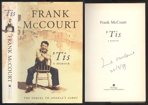 Tis. A Memoir. by McCourt, Frank.: Signed by Author(s ...