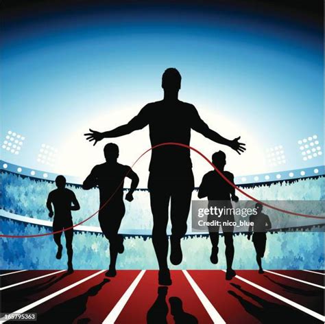 Image result for Runner Crossing Finish Line