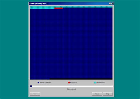 Image result for Windows 95 Defrag